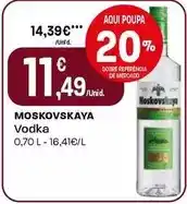 Intermarché Moskovskaya - vodka promoção