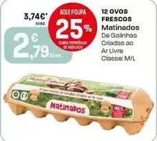 Intermarché Matinados - 12 ovos frescos promoção