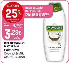 Intermarché Palmolive - gel de banho naturals promoção