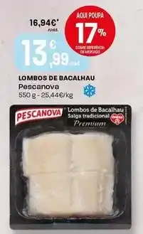 Intermarché Pescanova - lombos de bacalhau promoção