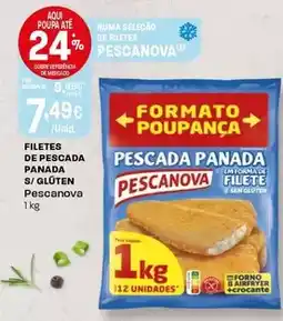 Intermarché Pescanova - filetes de pescada panada s/gluten promoção