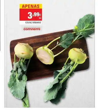 Continente Couve Rábano promoção