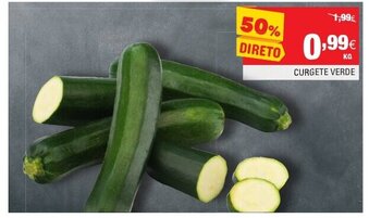 Continente Curgete Verde promoção