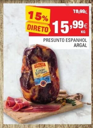 Continente Presunto Espanhol Argal promoção