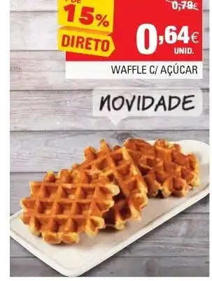 Waffle C/ Açúcar Novidade