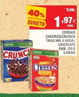 Cereais Cheerios/Crunch 375g