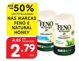 Minipreço NAS MARCAS FENO E NATURAL HONEY promoção