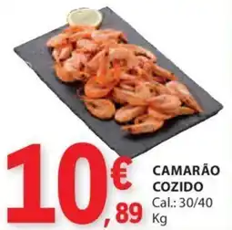 E.Leclerc CAMARÃO COZIDO Cal.: 30/40 kg promoção