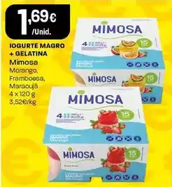 Intermarché Mimosa - iogurte magro + gelatina promoção