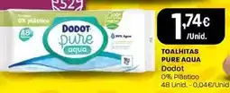 Intermarché Dodot - toalhitas pure aqua promoção