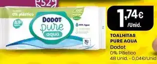 Intermarché Dodot - toalhitas pure aqua promoção