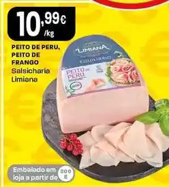 Intermarché Salsicharia limiana - peito de peru, peito de frango promoção