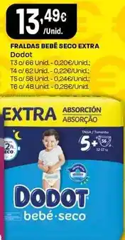 Intermarché Dodot - fraldas bebe seco extra promoção