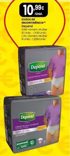 Intermarché Depend - cueca de incontinencia promoção