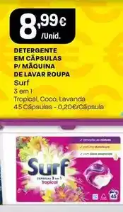 Intermarché Surf - detergente em cápsulas p/maquina de lavar roupa promoção