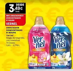 Intermarché Vernel - amaciador concentrado p/ roupa promoção