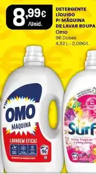 Intermarché Omo - detergente líquido p/maquina de lavar roupa promoção