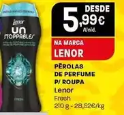 Lenor - perolas de perfume p/ roupa