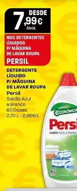 Persil - detergente líquido p/maquina de lavar roupa
