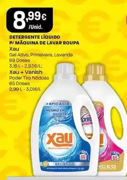 Intermarché Xau - detergente líquido p/maquina de lavar roupa promoção