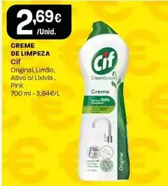 Intermarché Cif - creme de limpeza promoção