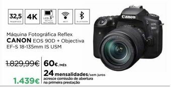 El Corte Inglés Câmera reflex canon promoção