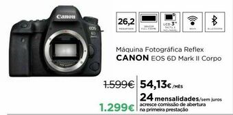 El Corte Inglés Câmera reflex canon promoção