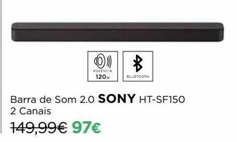 Barra de som sony