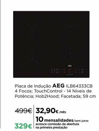 El Corte Inglés Placa de cozinha aeg promoção