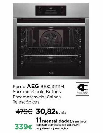 El Corte Inglés Forno aeg promoção