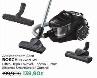 Aspirador sem saco bosch