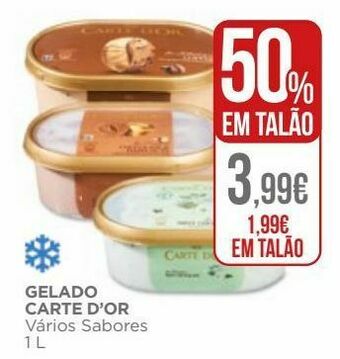 El Corte Inglés Gelados carte d'or promoção
