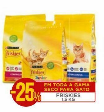 El Corte Inglés Ração para gatos friskies promoção