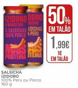 El Corte Inglés Salsicha izidoro promoção