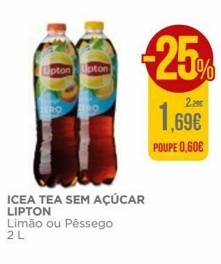 El Corte Inglés Chá gelado lipton promoção