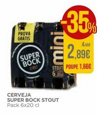 El Corte Inglés Cerveja super bock promoção