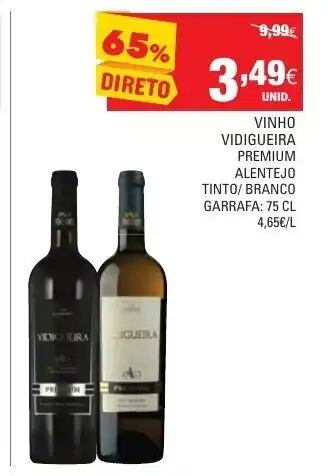 Continente Vinho Vidigueira Premium 75cl promoção