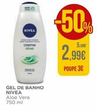 El Corte Inglés Gel de banho nivea promoção