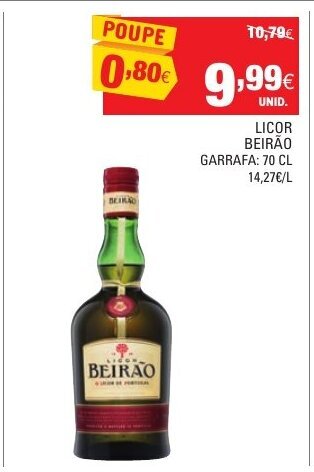 Continente Licor Beirão 70cl promoção