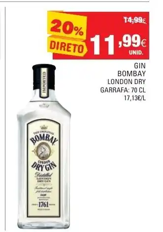Gin Bombay London Dry 70cl
