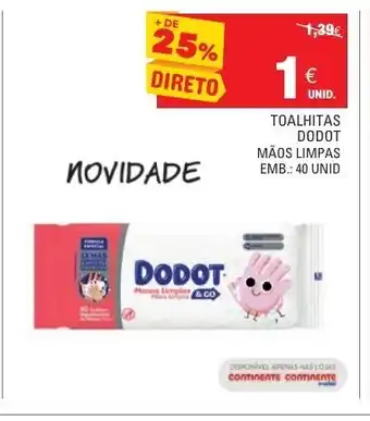 Continente Toalhas Dodot promoção