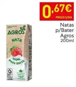 Recheio Natas p/Bater AGROS promoção