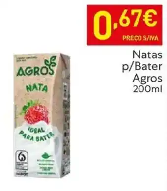 Recheio Natas p/Bater AGROS promoção