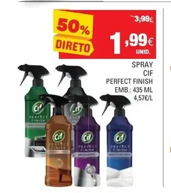 Continente Spray CIF Perfect Finish 435ml promoção