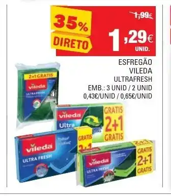 Esfregão Vileda Ultrafresh
