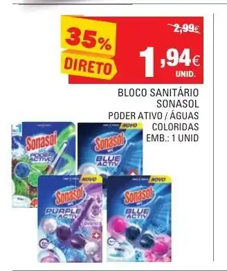 Continente Bloco Sanitário Sonasol promoção