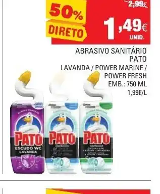 Continente Abrasivo Sanitário Pato 75ml promoção