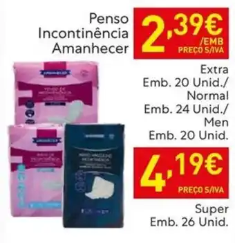 Recheio Penso Incontinência Amanhecer promoção