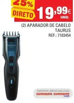 (2) Aparador de Cabelo Taurus