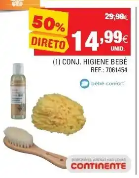 Continente (1) Conj. Higiene Bebé promoção